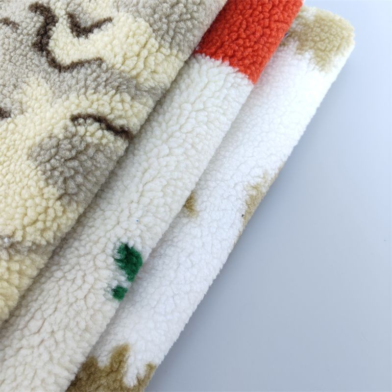 Jacquard Lamb Sherpa Fabric factory